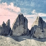 The Tre Cime di Lavaredo, or Drei Zinnen.